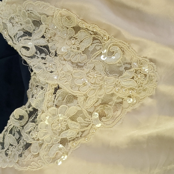 15 DLR SALE GORGEOUS VINTAGE DENTELLE NIGHT PIECE - Picture 4 of 12